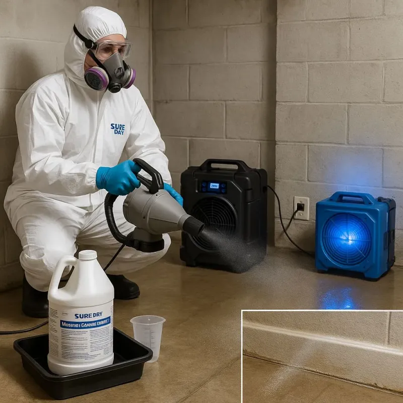 Sanitization and Odor Removal process in Hermon, ME